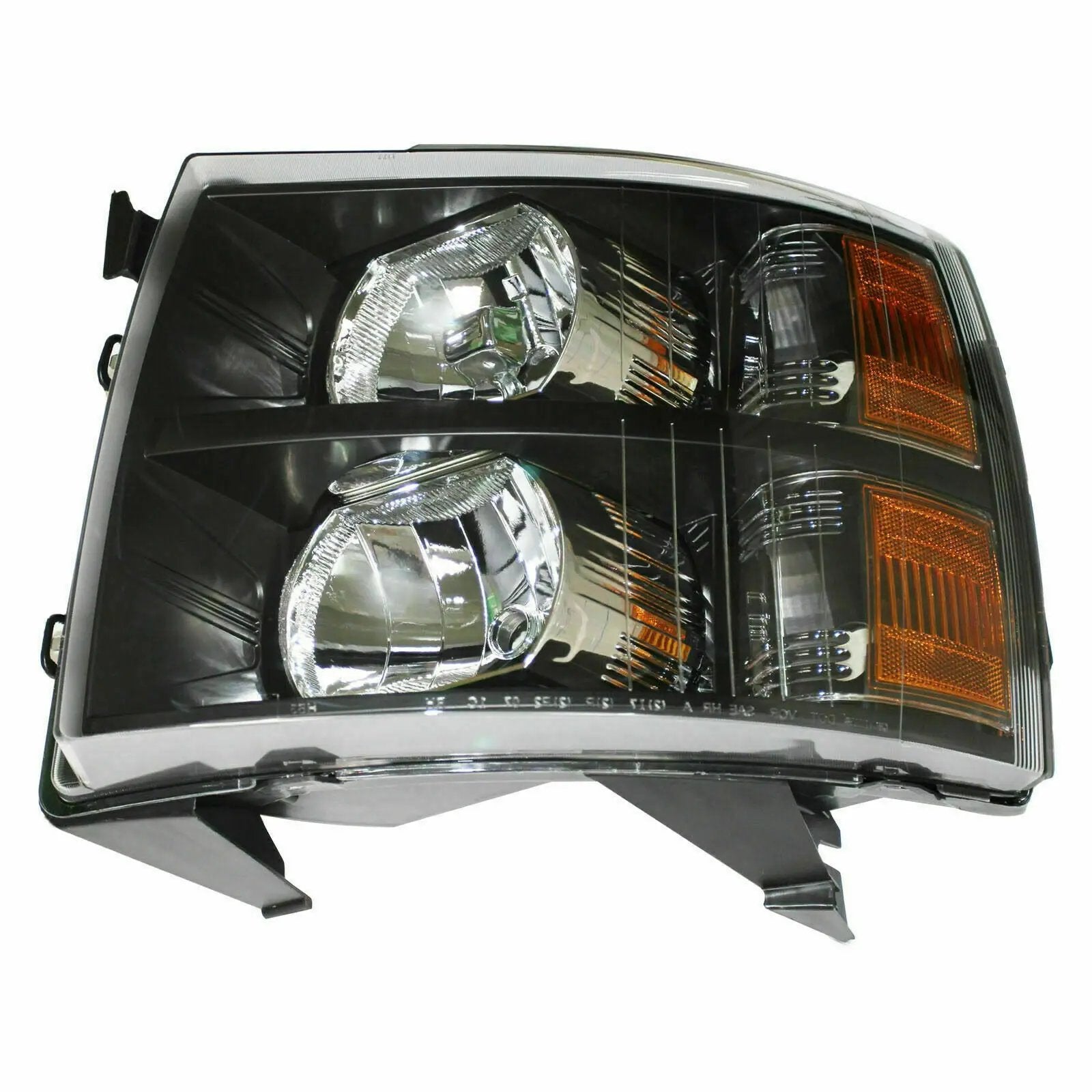 Housing Headlight Lamp w/o Bulbs for 07-13 Chevy Silverado 1500 2500 3500