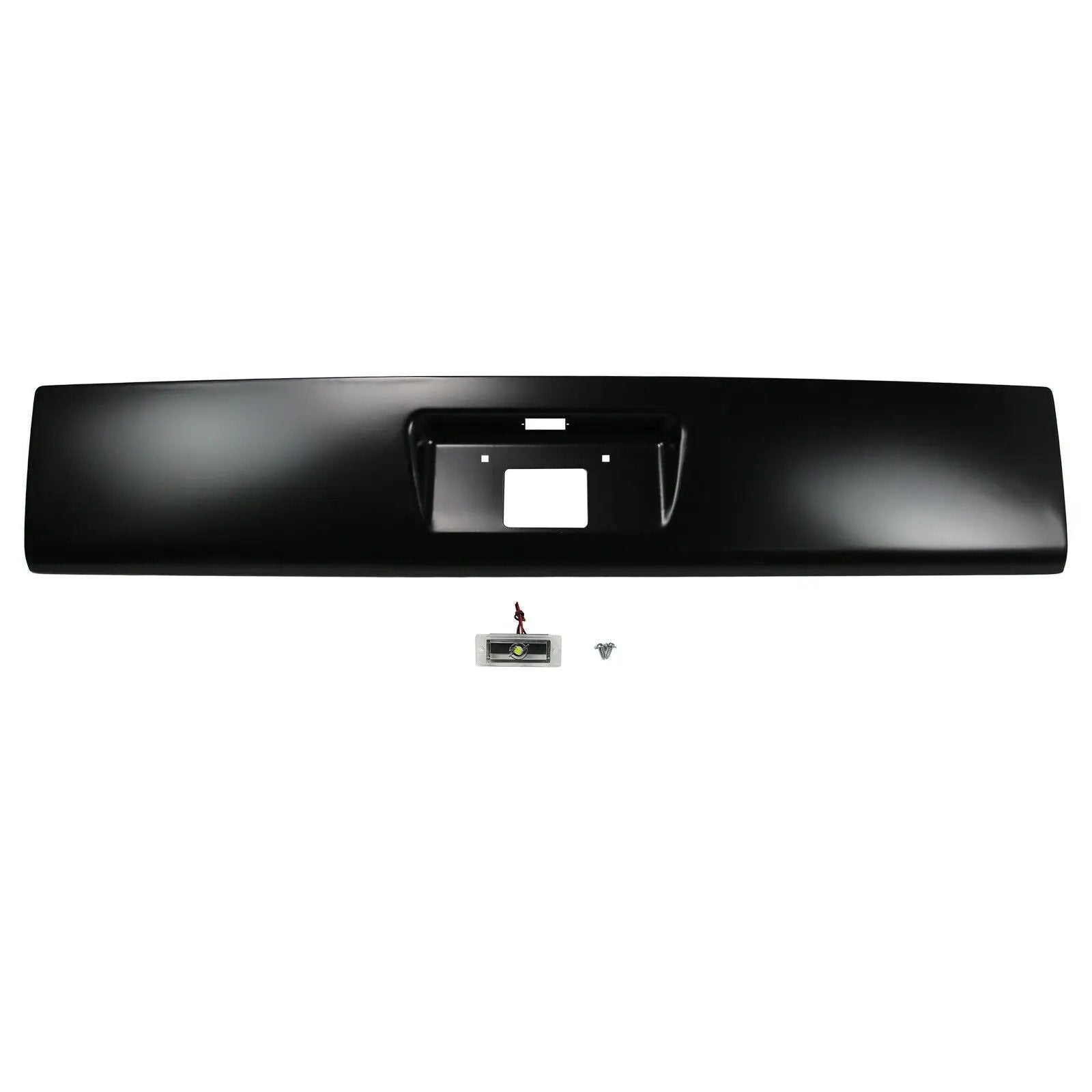 Steel Rear Bumper Roll Pan w/LED License Light for 95-04 Toyota Tacoma