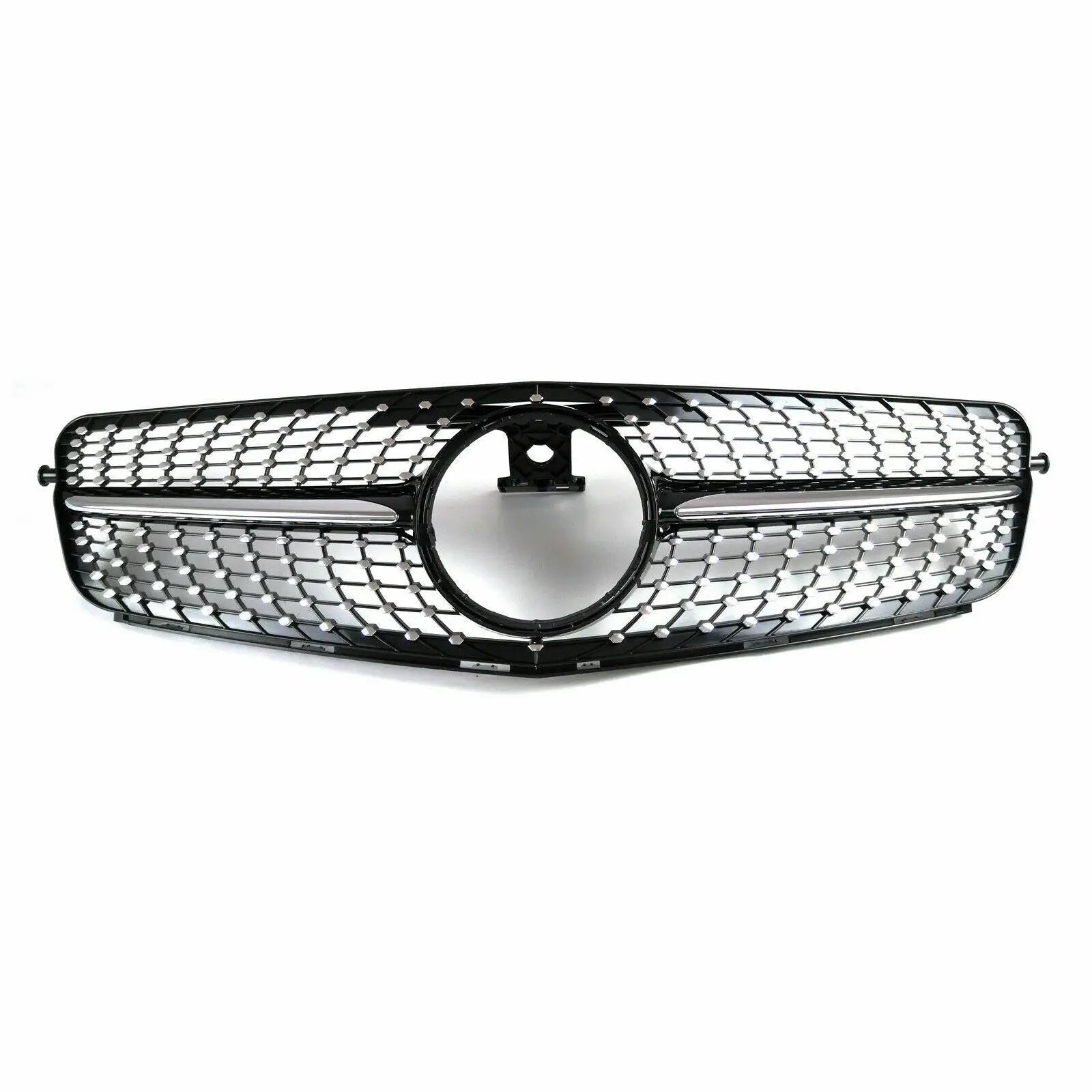 07-14 Mercedes-Benz W204 C200 C300 Black Diamond Style Front Grille Grill