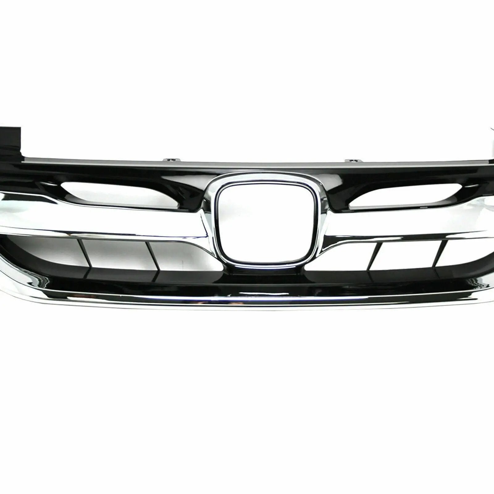 2013-2015 Honda Accord Sedan JDM Mod Style Front Grille Grill Black & Chrome