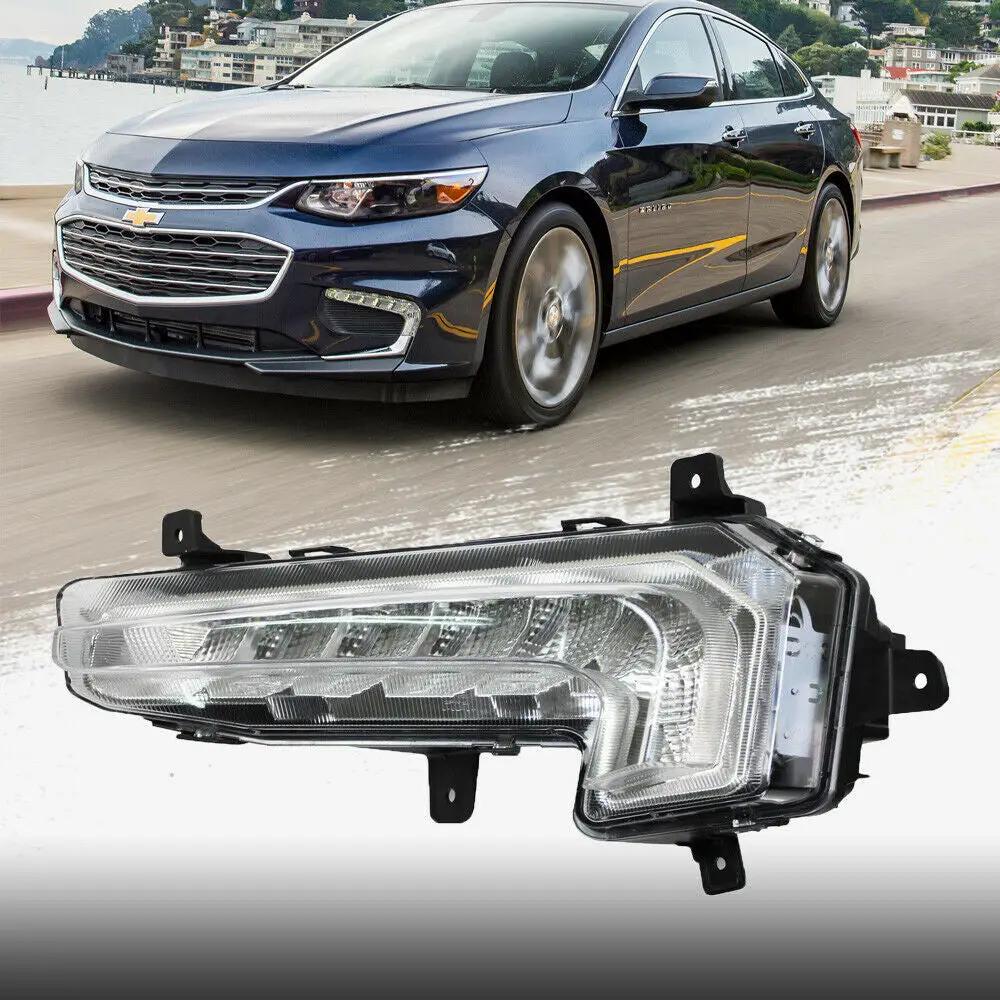 Front Fog Lights DRL Daytime Running for 16-18 Chevrolet Malibu