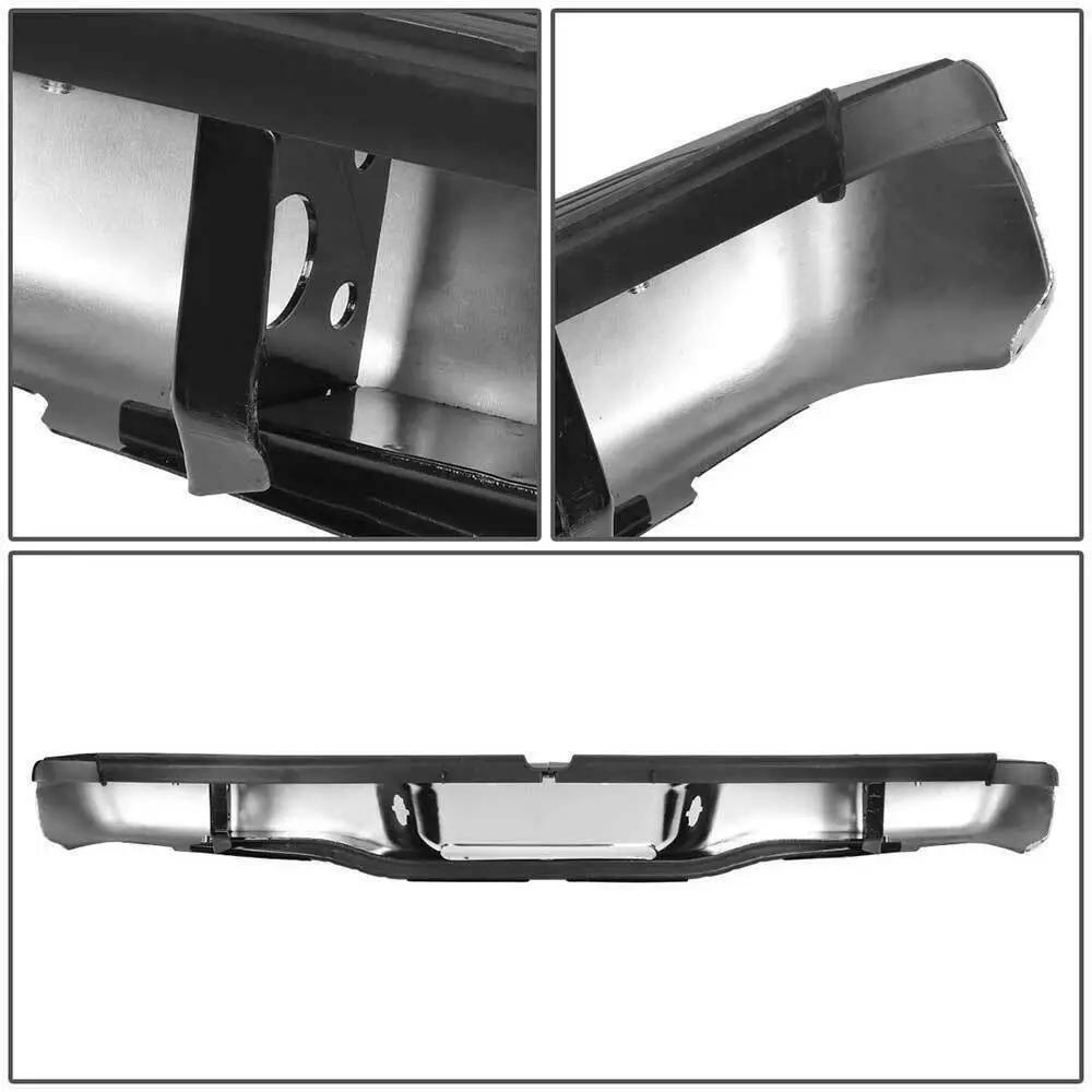 Chrome Steel Rear Step Bumper Assembly for 1995-2004 Toyota Tacoma