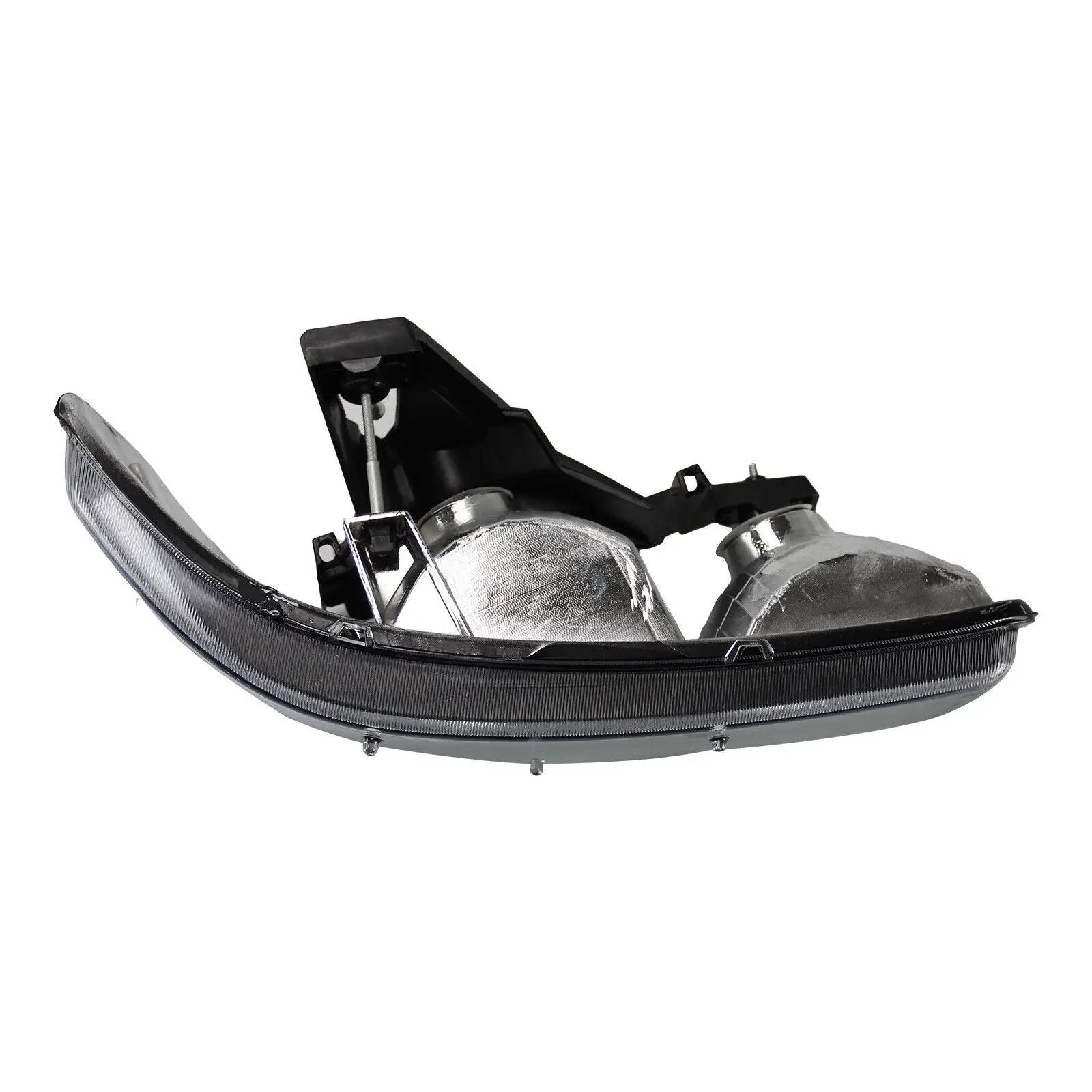 Black Headlights Bumper Lamps Fits 1999-2006 GMC Sierra 1500 Yukon XL