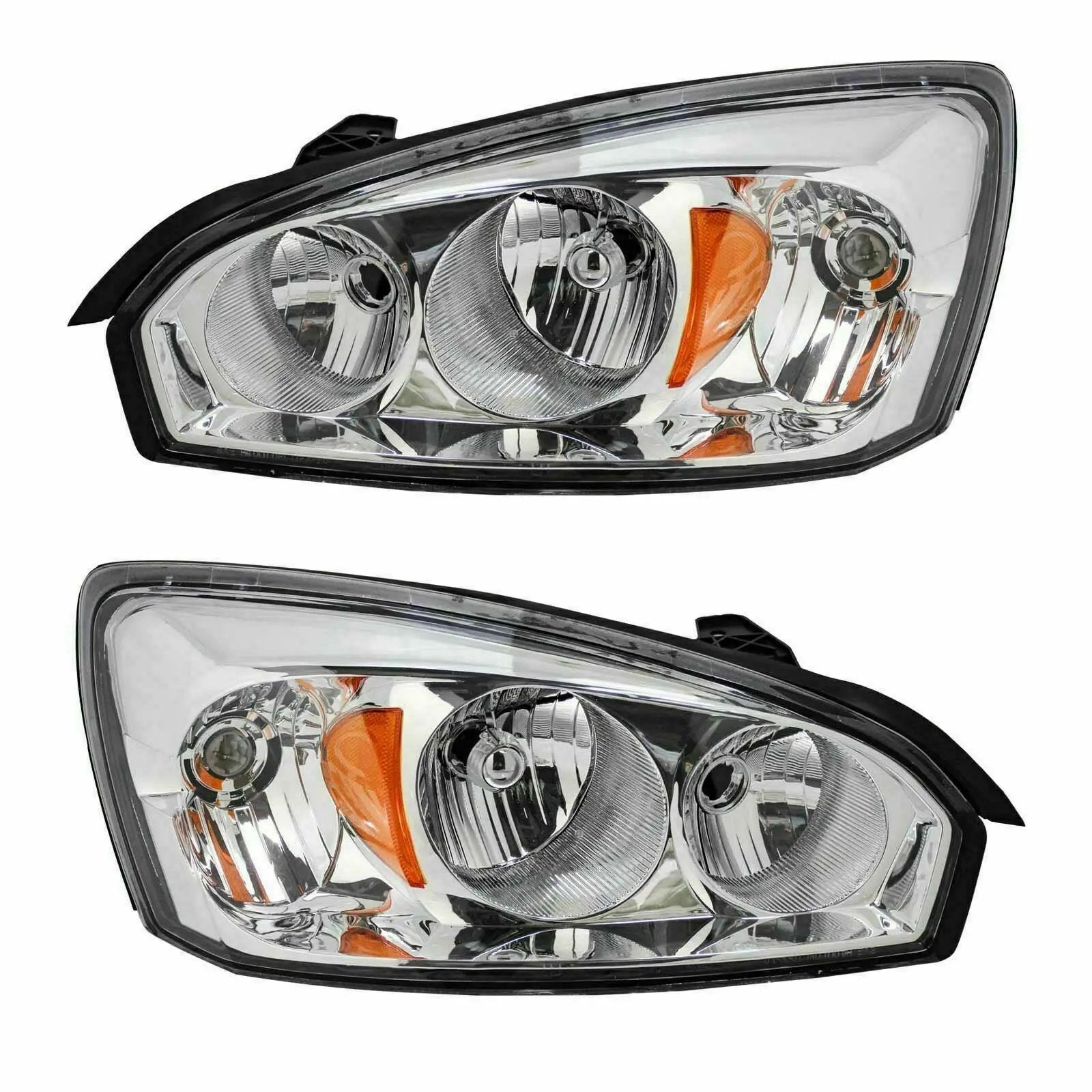 Pair of Halogen Headlights w/o Bulbs for 2004-2007 Chevy Malibu